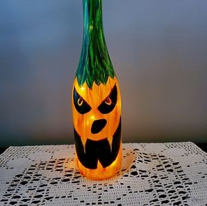Pumpkin bottle light